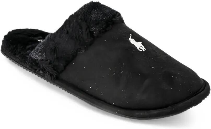 Polo Ralph Lauren faux-fur trim slippers Zwart - Foto 3