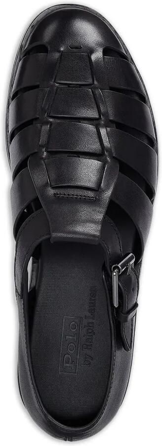 Polo Ralph Lauren Fisherman leren sandalen Zwart - Foto 4