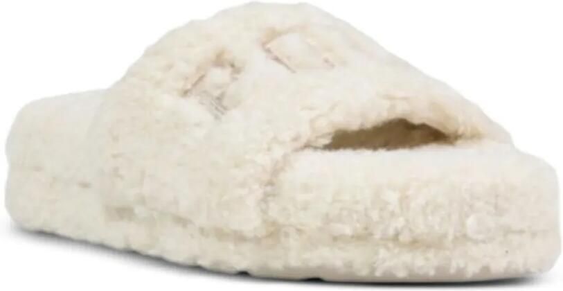 Polo Ralph Lauren fleece logo-embroidered sandals Beige - Foto 3