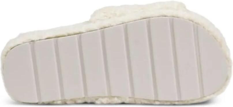 Polo Ralph Lauren fleece logo-embroidered sandals Beige - Foto 4