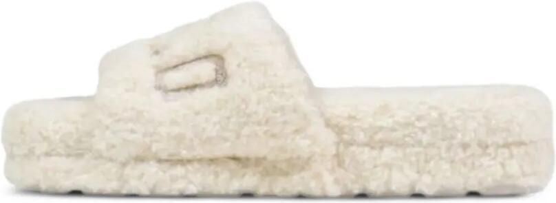 Polo Ralph Lauren fleece logo-embroidered sandals Beige - Foto 5