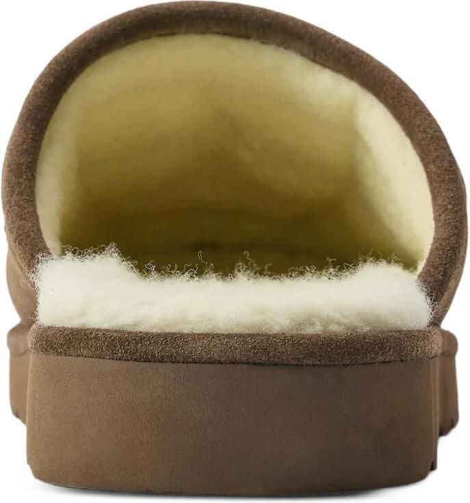 Polo Ralph Lauren Gewatteerde slippers met lammy voering Bruin - Foto 3