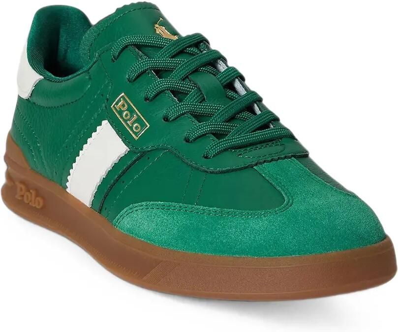 Polo Ralph Lauren Heritage Aera sneakers met logo-vlakken Groen - Foto 2