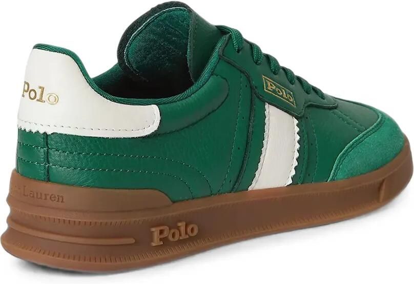 Polo Ralph Lauren Heritage Aera sneakers met logo-vlakken Groen - Foto 3
