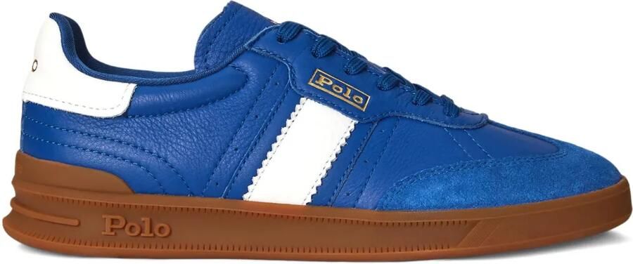 Polo Ralph Lauren Leren laarzen met Western-stijl en borduurwerk Rood
