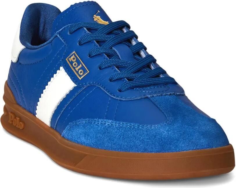 Polo Ralph Lauren Heritage Area suède leren sneakers Blauw - Foto 3