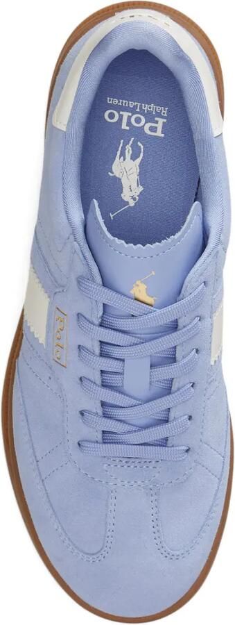Polo Ralph Lauren Heritage Area suède leren sneakers met strepen Blauw - Foto 4