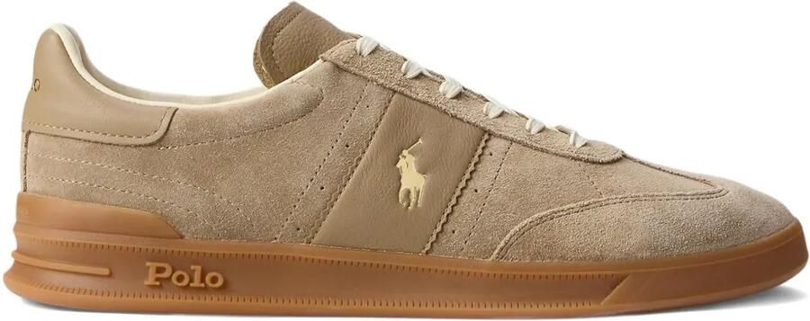 Polo Ralph Lauren Heritage Area suède sneakers Bruin