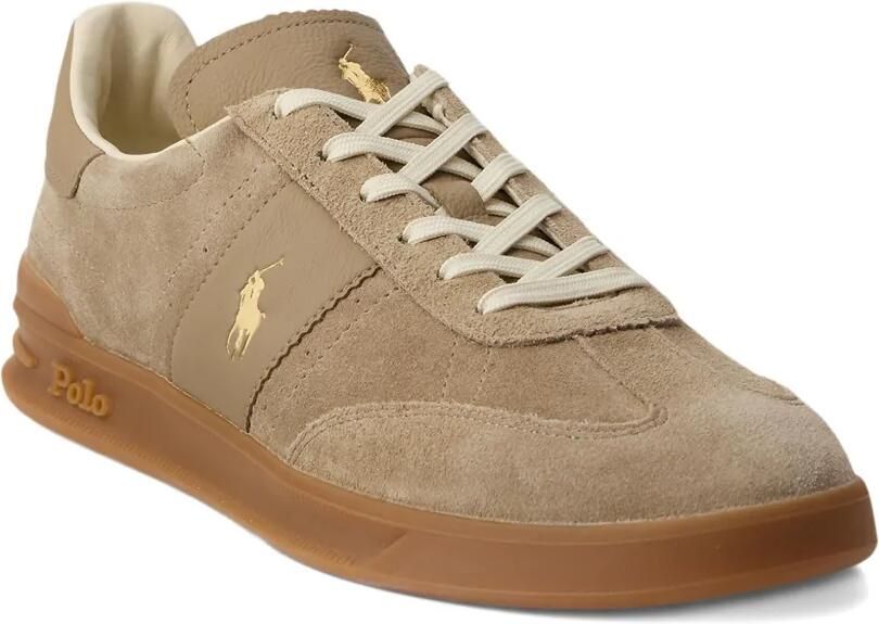 Polo Ralph Lauren Heritage Area suède sneakers Bruin - Foto 3