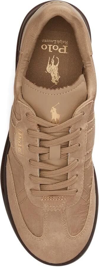 Polo Ralph Lauren Heritage Area suède sneakers Bruin - Foto 4