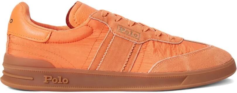 Polo Ralph Lauren Heritage Area suède sneakers Oranje