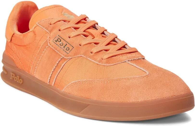 Polo Ralph Lauren Heritage Area suède sneakers Oranje - Foto 3