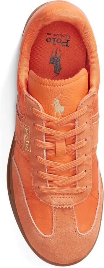 Polo Ralph Lauren Heritage Area suède sneakers Oranje - Foto 4