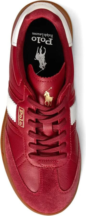 Polo Ralph Lauren Heritage Area suède sneakers Rood - Foto 4
