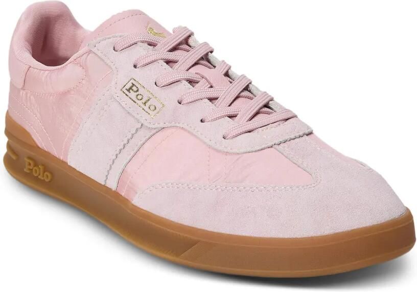 Polo Ralph Lauren Heritage Area suède sneakers Roze - Foto 2