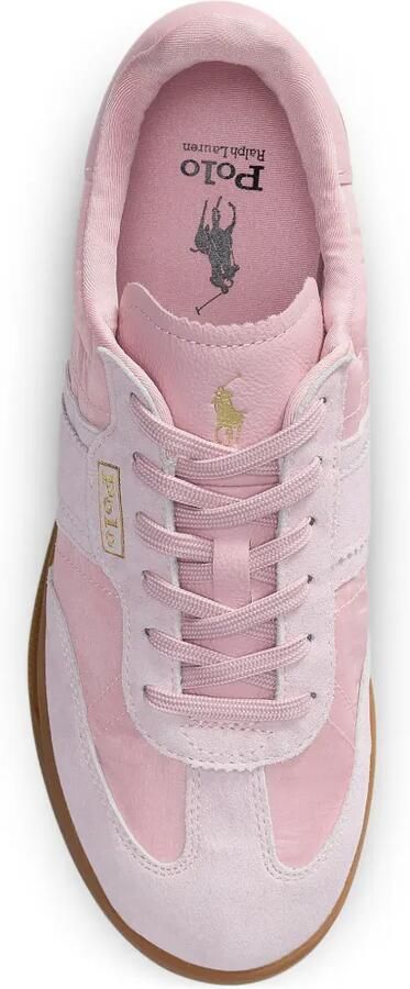 Polo Ralph Lauren Heritage Area suède sneakers Roze - Foto 4