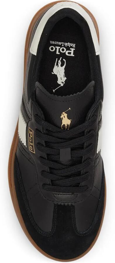 Polo Ralph Lauren Heritage Area suède sneakers Zwart - Foto 4