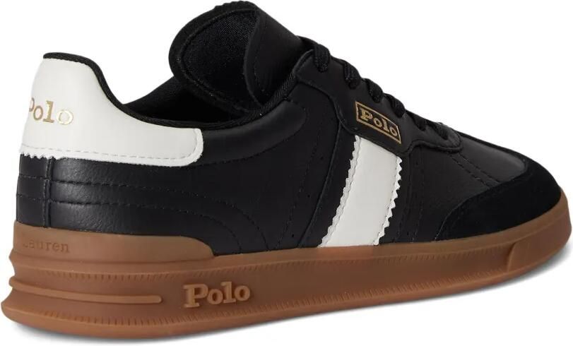 Polo Ralph Lauren Heritage Area suède sneakers Zwart - Foto 3