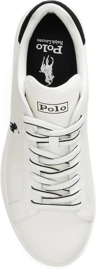 Polo Ralph Lauren Heritage Court II leren sneakers met logo Wit - Foto 4