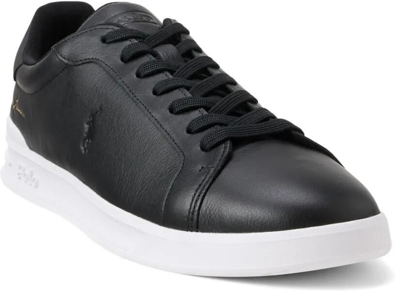 Polo Ralph Lauren Heritage Court II leren sneakers Zwart