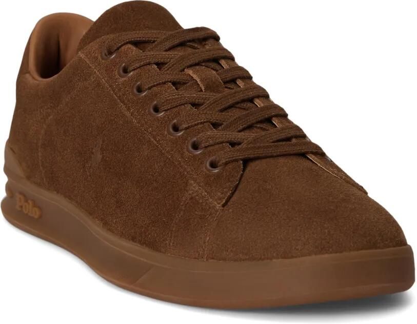 Polo Ralph Lauren Heritage Court II suède sneakers Bruin - Foto 3