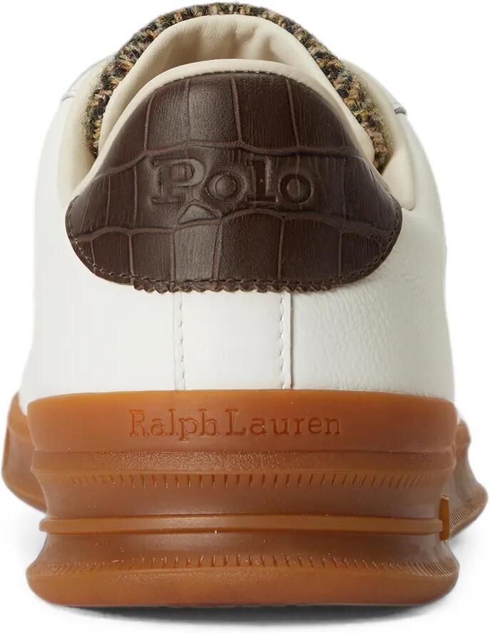 Polo Ralph Lauren Heritage Court II tennisschoenen van leer en tweed Wit - Foto 2
