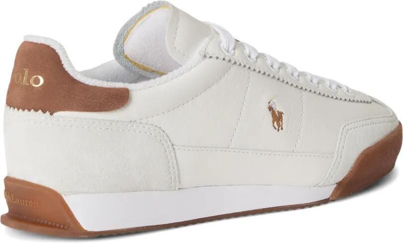 Polo Ralph Lauren Hester leren sneakers Beige - Foto 3