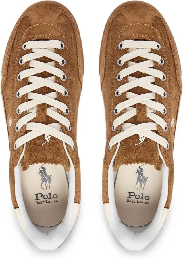 Polo Ralph Lauren Hester leren sneakers Bruin - Foto 2