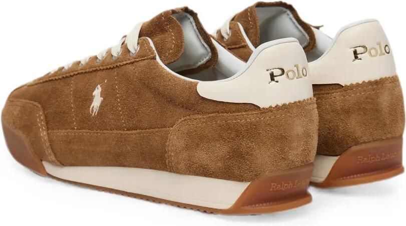 Polo Ralph Lauren Hester leren sneakers Bruin - Foto 3
