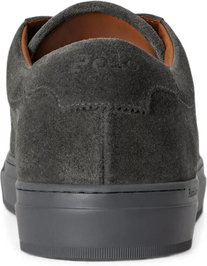 Polo Ralph Lauren Jermain kalfsleren suède sneakers Grijs - Foto 2