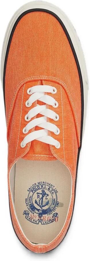 Polo Ralph Lauren Keaton canvas sneakers Oranje - Foto 4