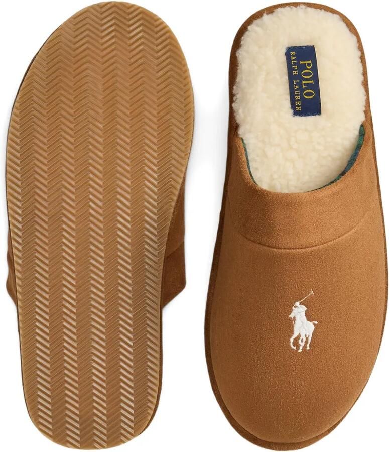 Polo Ralph Lauren Klarence slippers met logo Bruin - Foto 2