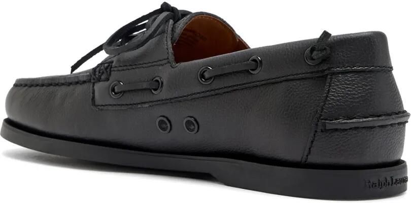 Polo Ralph Lauren Leren bootschoenen Zwart - Foto 4