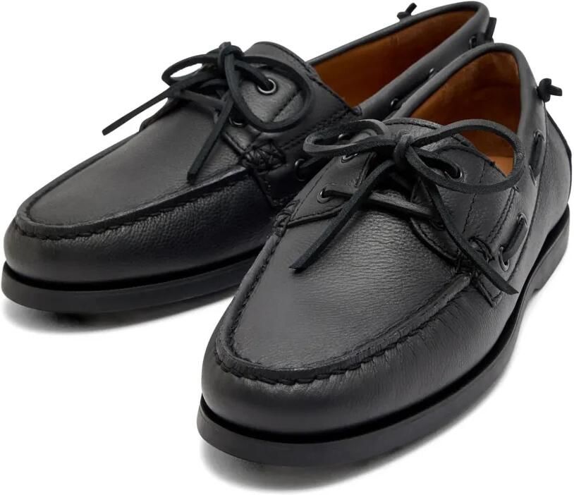 Polo Ralph Lauren Leren bootschoenen Zwart - Foto 3