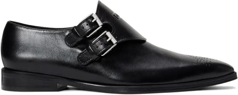Polo Ralph Lauren Leren gespschoenen Zwart
