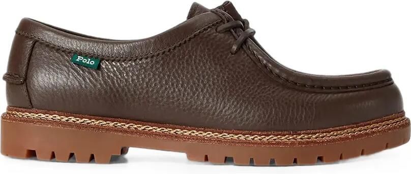 Polo Ralph Lauren Penny loafers met textuur Bruin