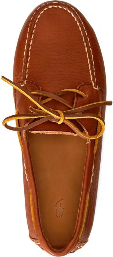 Polo Ralph Lauren Leren loafers met veters Bruin - Foto 4