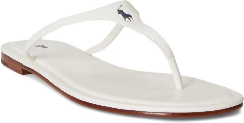 Polo Ralph Lauren Leren sandalen met logodetail Wit - Foto 2
