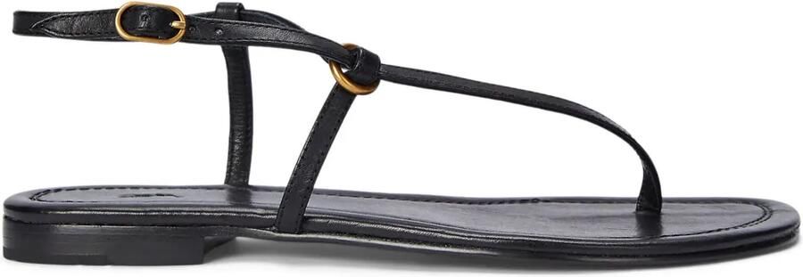 Polo Ralph Lauren Leren sandalen Zwart
