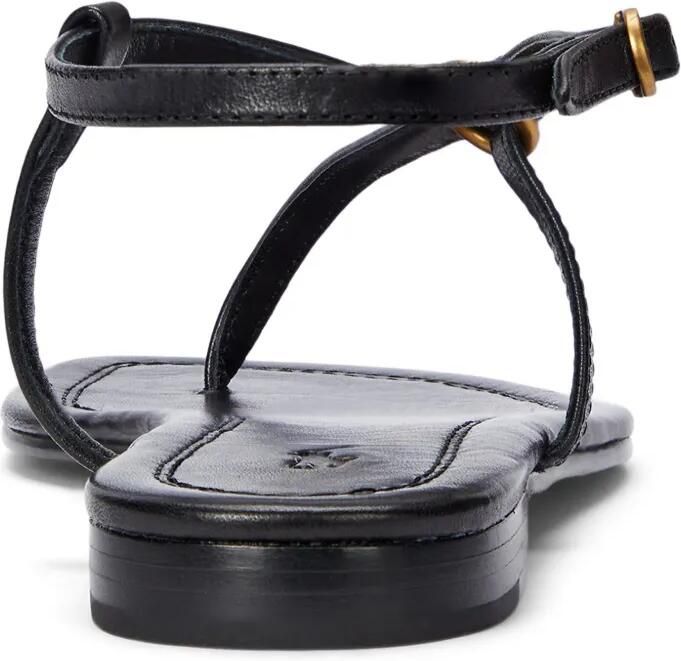 Polo Ralph Lauren Leren sandalen Zwart - Foto 2