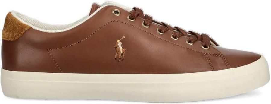 Polo Ralph Lauren Sneakers met leren vlakken Zwart