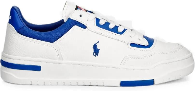 Polo Ralph Lauren Leren sneakers met geborduurd logo Wit - Foto 3