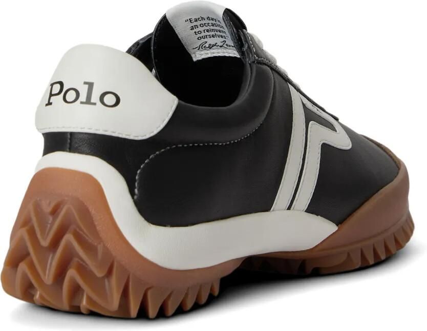 Polo Ralph Lauren Leren sneakers met vlakken Zwart - Foto 2