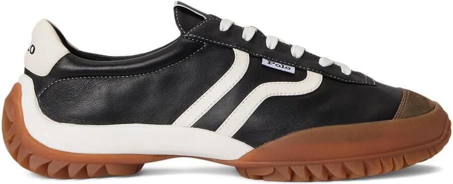 Polo Ralph Lauren Leren sneakers Zwart