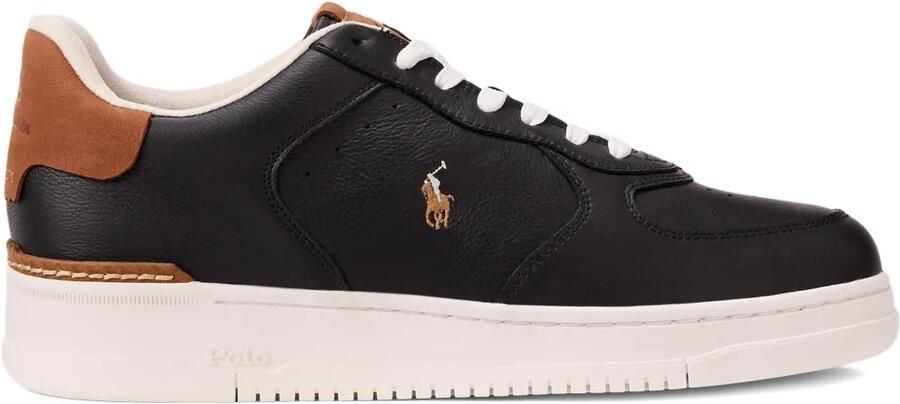 Polo Ralph Lauren Leren sneakers Zwart