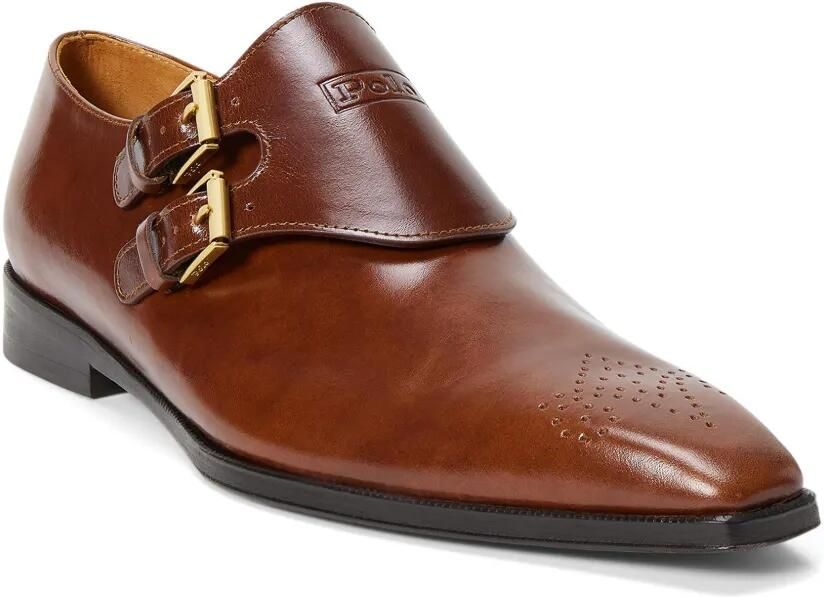 Polo Ralph Lauren Loafers met dubbele gesp en puntige neus Bruin - Foto 2