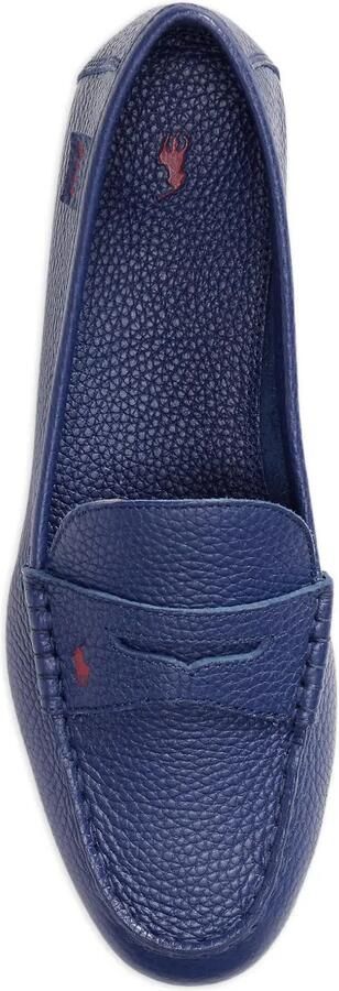 Polo Ralph Lauren Loafers met penny tab van bewerkt leer Blauw - Foto 4