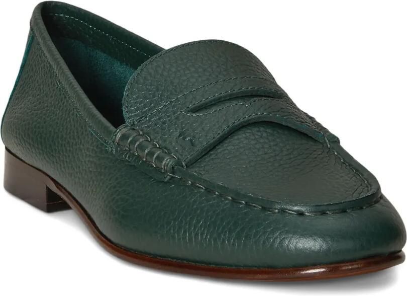 Polo Ralph Lauren Loafers van bewerkt leer Groen - Foto 3