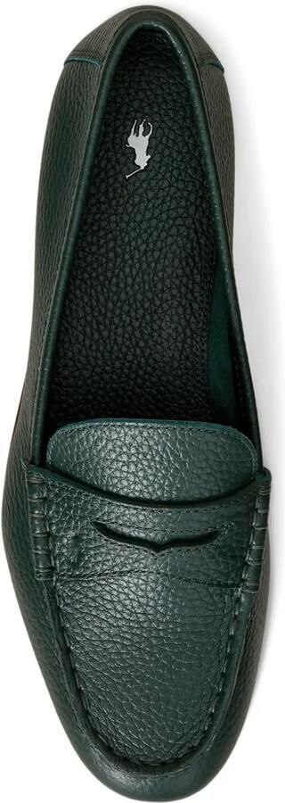 Polo Ralph Lauren Loafers van bewerkt leer Groen - Foto 4