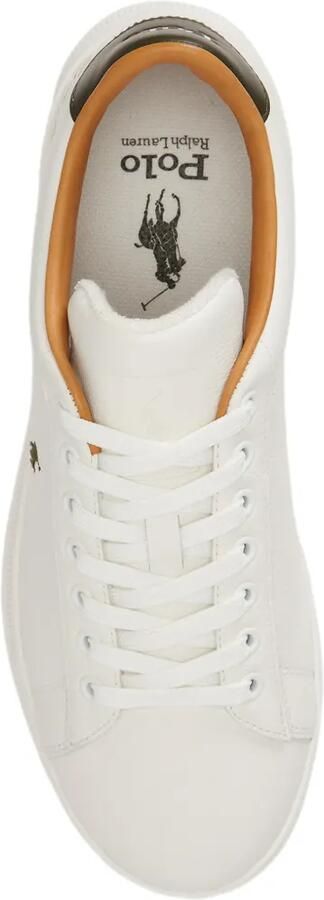Polo Ralph Lauren logo-embroidered leather sneakers Wit - Foto 4